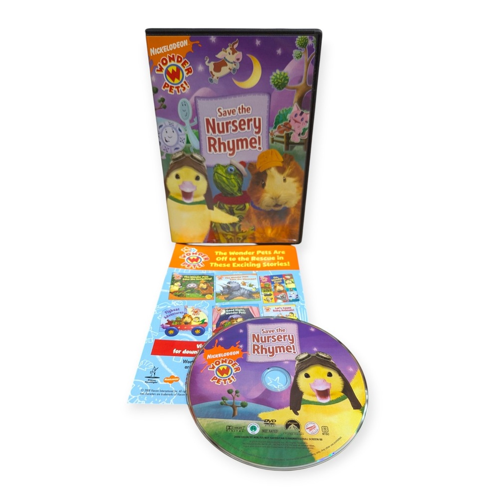 Nickelodeon Wonder Pets Save the Nursery Rhyme DVD 2008 Kids Movie 97 Min